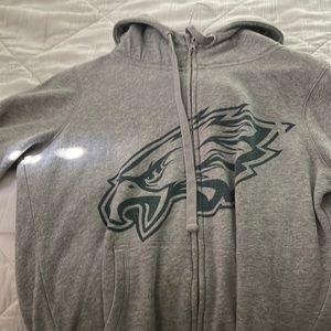 Pink Victoria secret Philadelphia eagles zip up hoodie